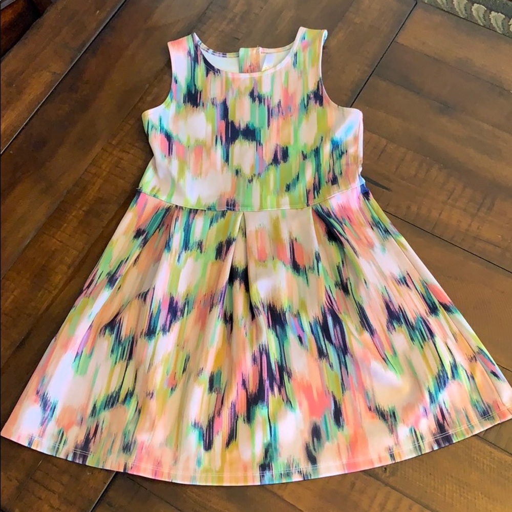 Multicolored sleeveless dress